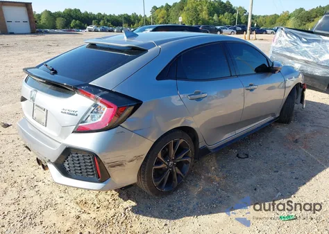 2018 Honda Civic Sport Touring из США, поврежденный, VIN SHHFK7H99JU231612